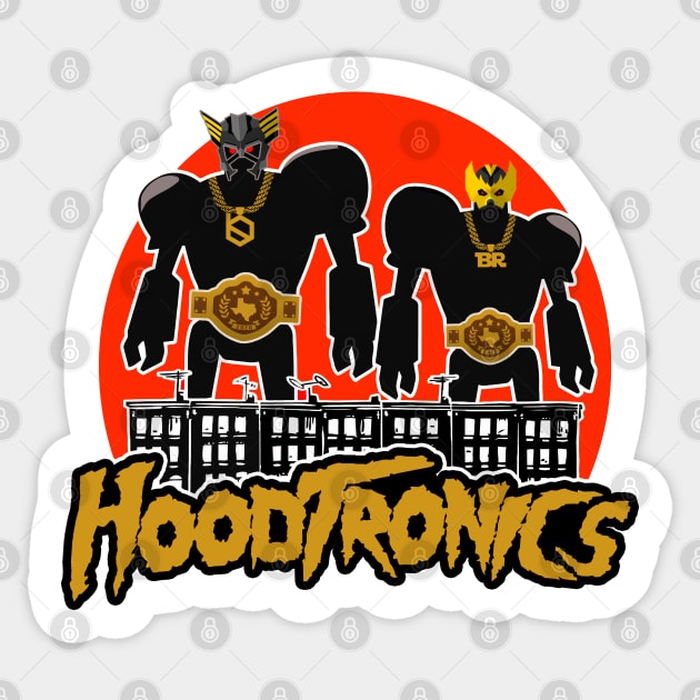 HOODTRONICS TAG TEAM Sticker by AnalogJunkieStudio